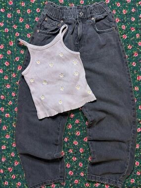 Zara jeans & tank